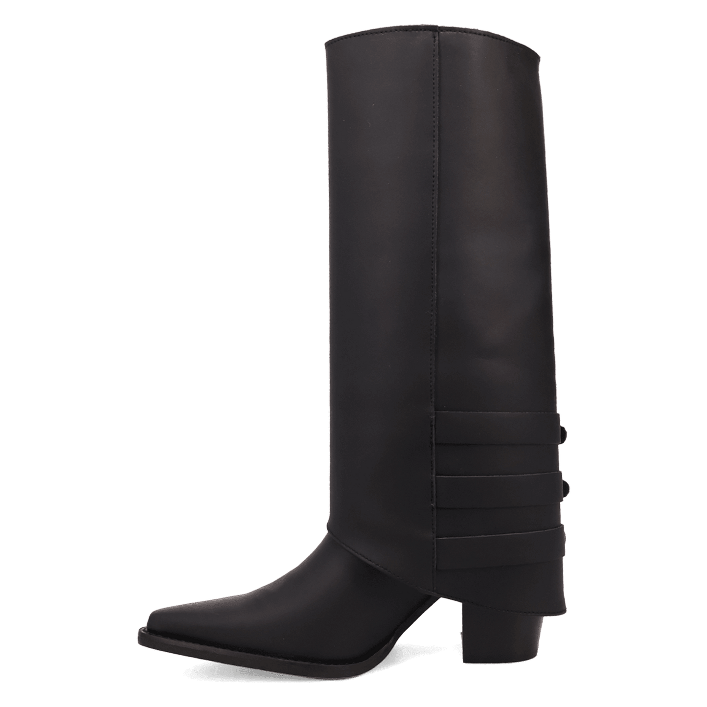 Women's Dingo Urban Cowgirl Leather Boot - Black - DI2296-BK