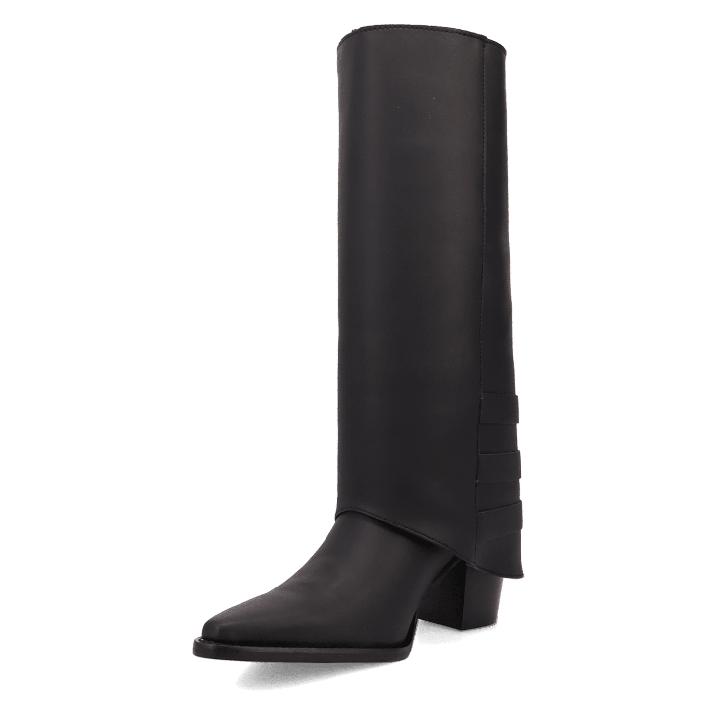 Women's Dingo Urban Cowgirl Leather Boot - Black - DI2296-BK