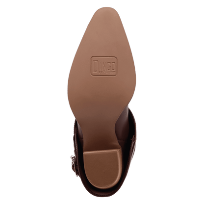 Women's Dingo Urban Cowgirl Leather Boot - Brown - DI2296-BN