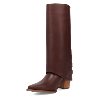 Women's Dingo Urban Cowgirl Leather Boot - Brown - DI2296-BN