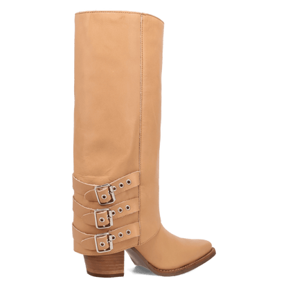Women's Dingo Urban Cowgirl Leather Boot - Natural - DI2296-WH3