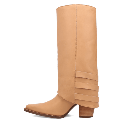 Women's Dingo Urban Cowgirl Leather Boot - Natural - DI2296-WH3