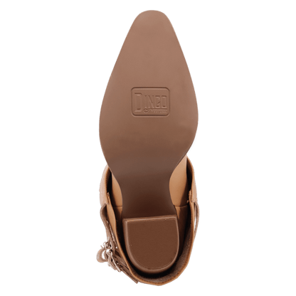 Women's Dingo Urban Cowgirl Leather Boot - Natural - DI2296-WH3