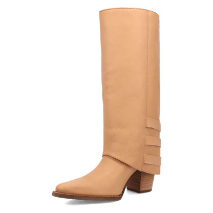 Women's Dingo Urban Cowgirl Leather Boot - Natural - DI2296-WH3