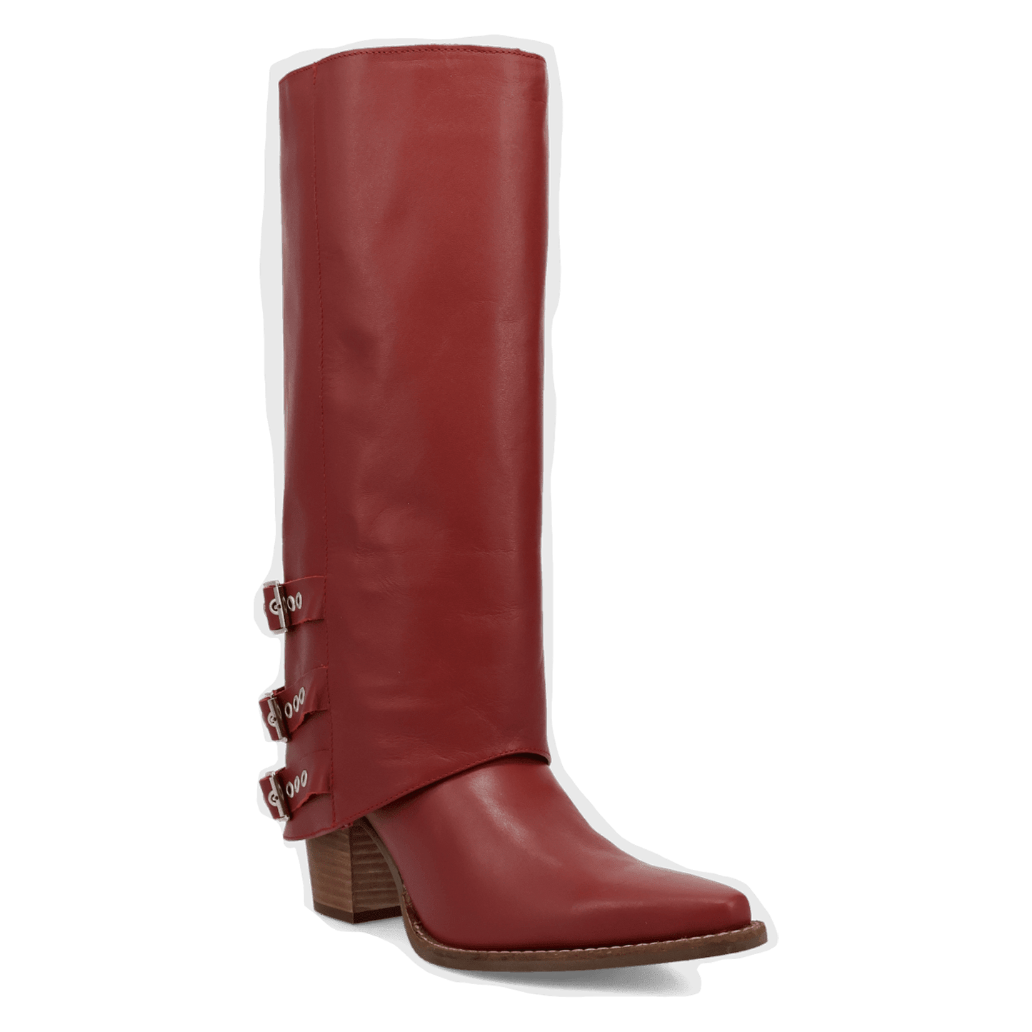 Women's Dingo Urban Cowgirl Leather Boot - Red - DI2296-RD