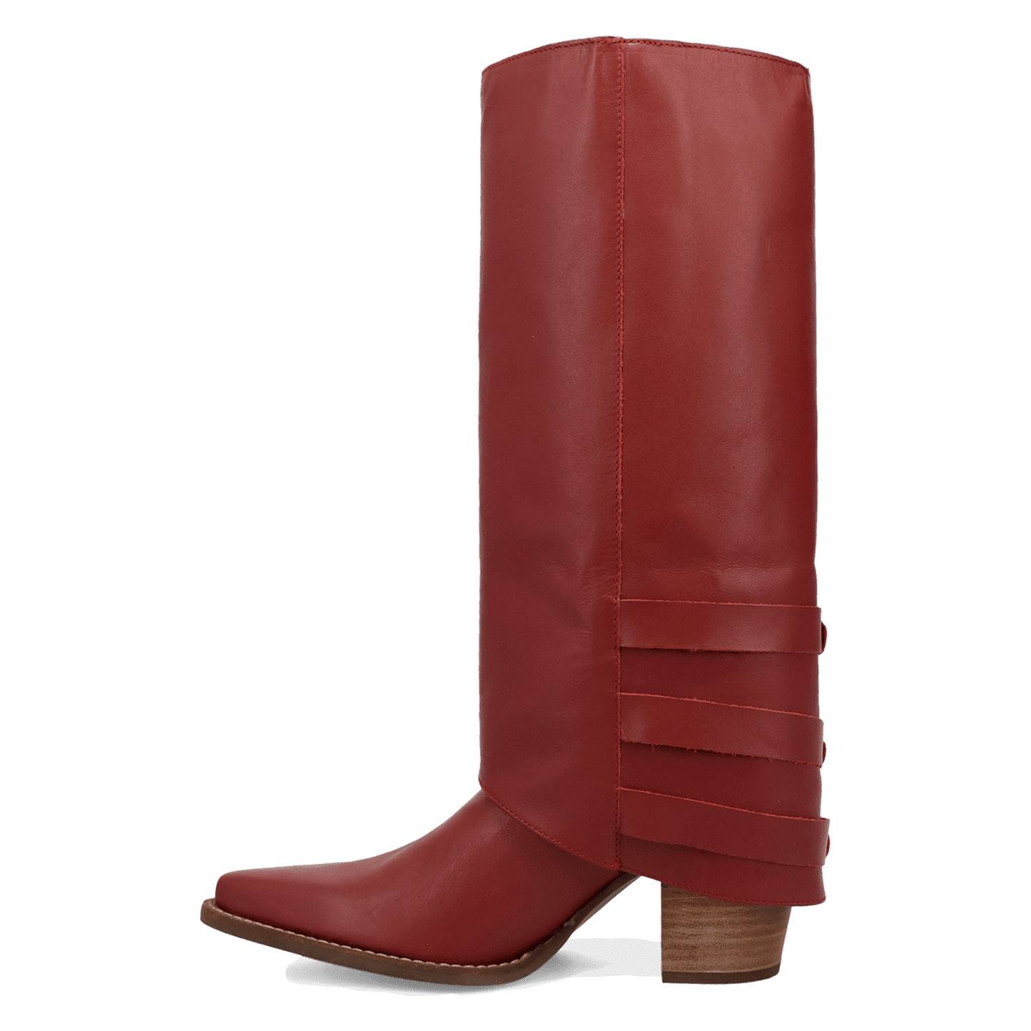 Women's Dingo Urban Cowgirl Leather Boot - Red - DI2296-RD