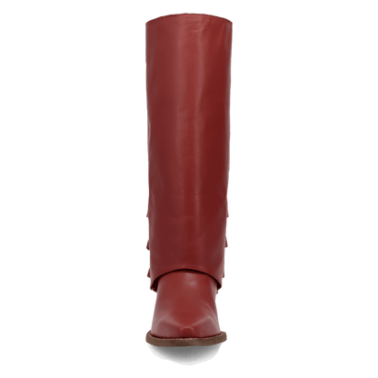 Women's Dingo Urban Cowgirl Leather Boot - Red - DI2296-RD