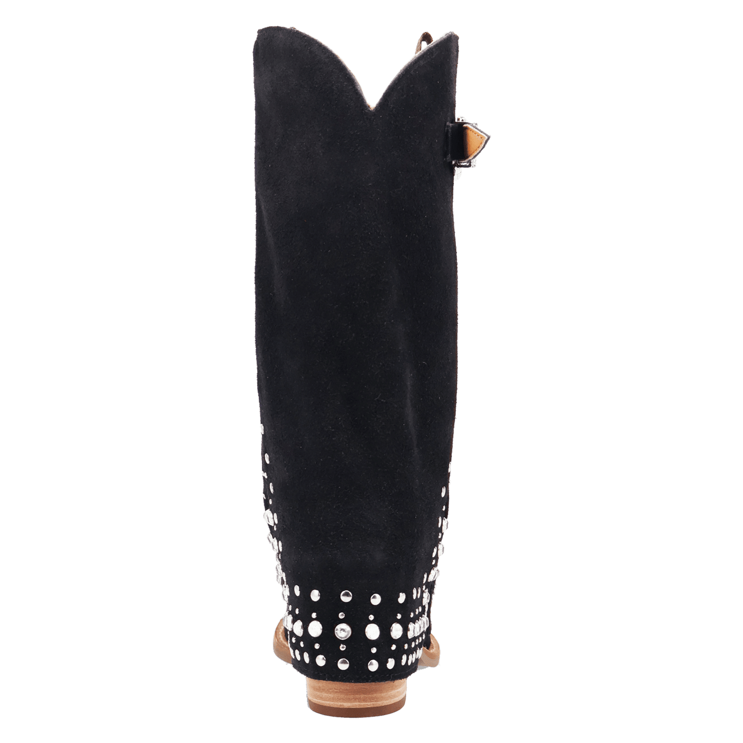 Women's Dingo Howdy Honey Suede Leather Boot - Black - DI2337-BK