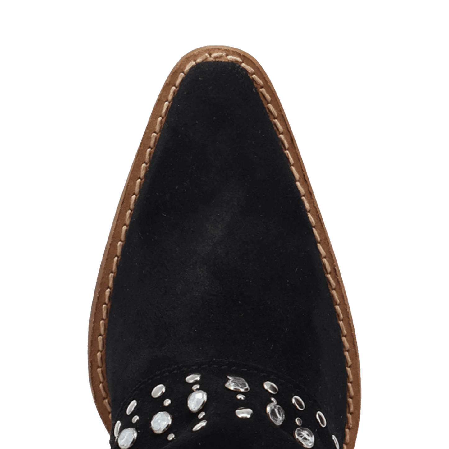 Women's Dingo Howdy Honey Suede Leather Boot - Black - DI2337-BK