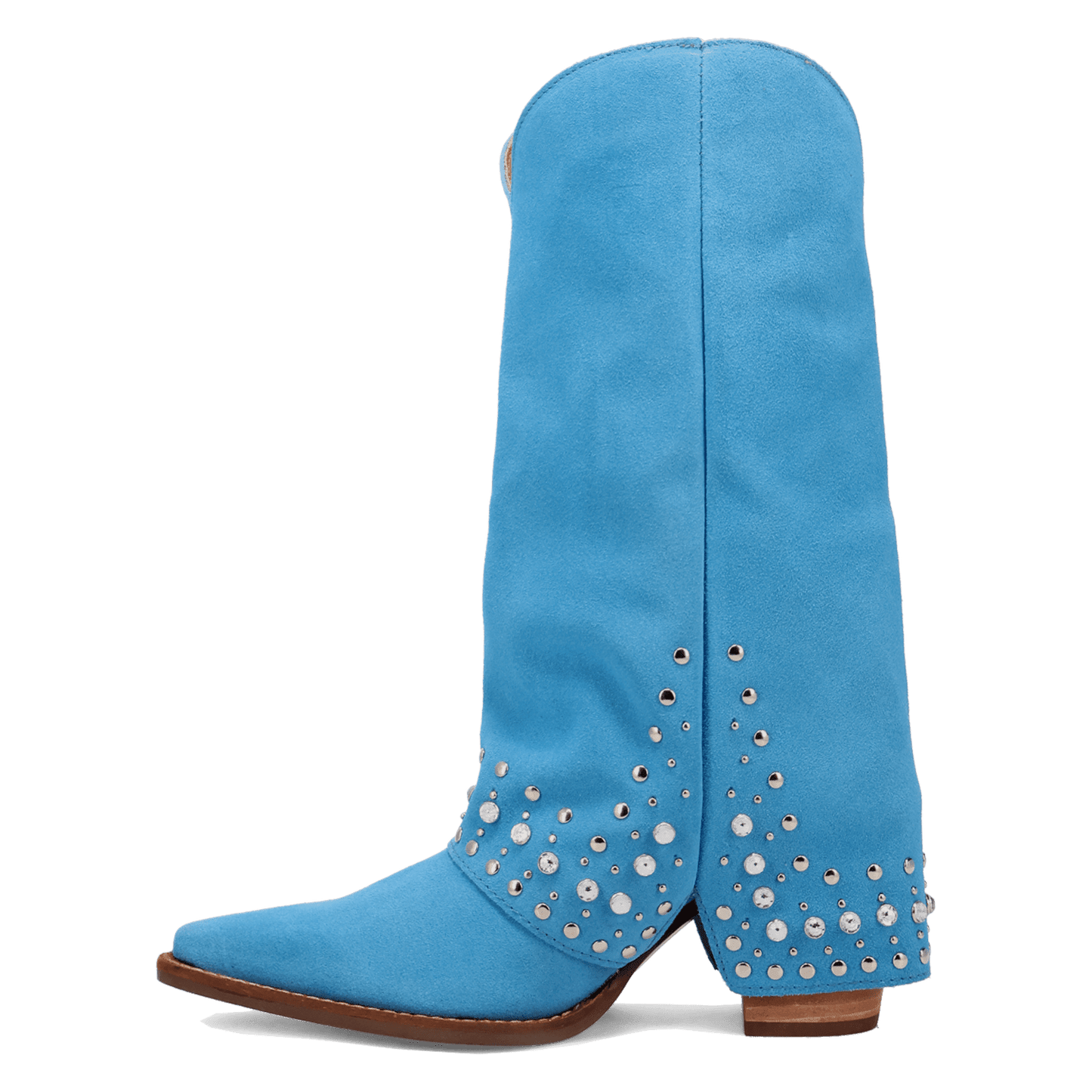 Women's Dingo Howdy Honey Suede Leather Boot - Blue - DI2337-BL