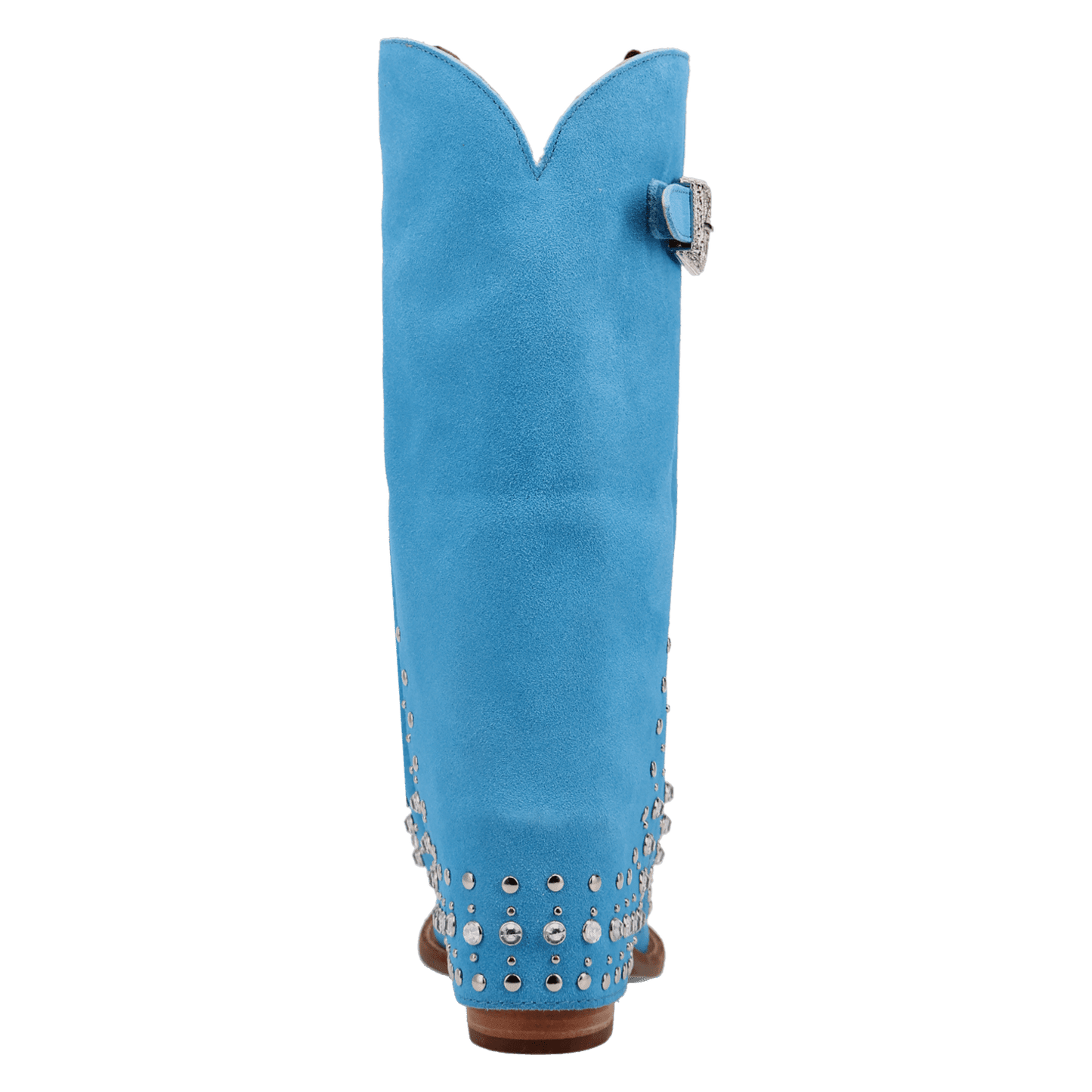 Women's Dingo Howdy Honey Suede Leather Boot - Blue - DI2337-BL