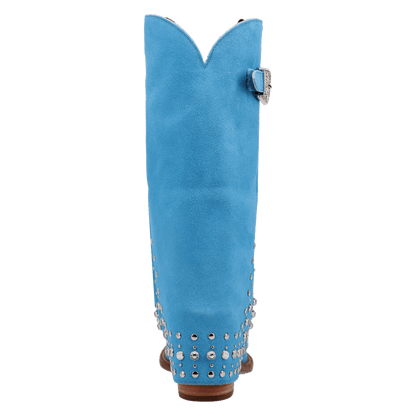 Women's Dingo Howdy Honey Suede Leather Boot - Blue - DI2337-BL