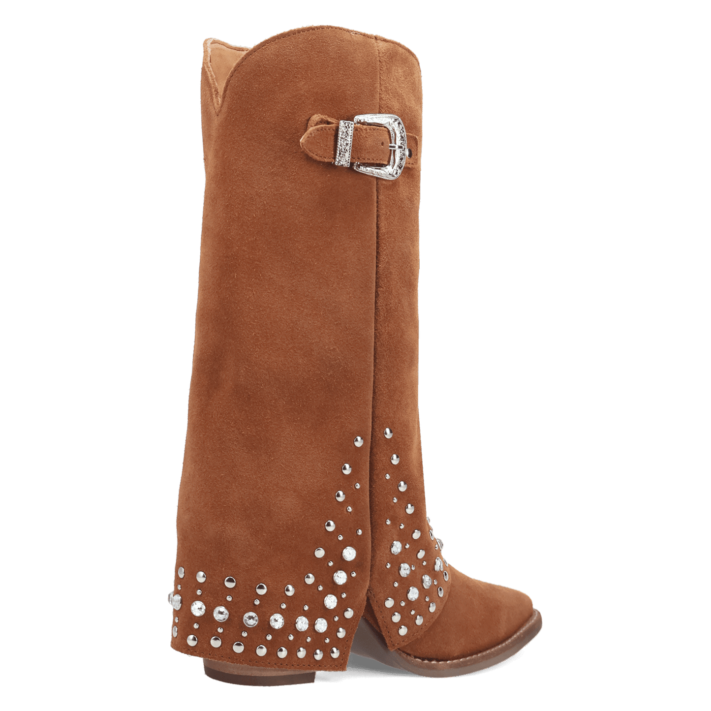 Women's Dingo Howdy Honey Suede Leather Boot - Brown - DI2337-BN