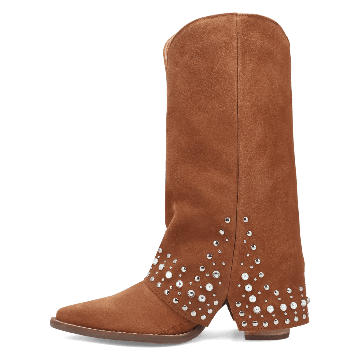 Women's Dingo Howdy Honey Suede Leather Boot - Brown - DI2337-BN