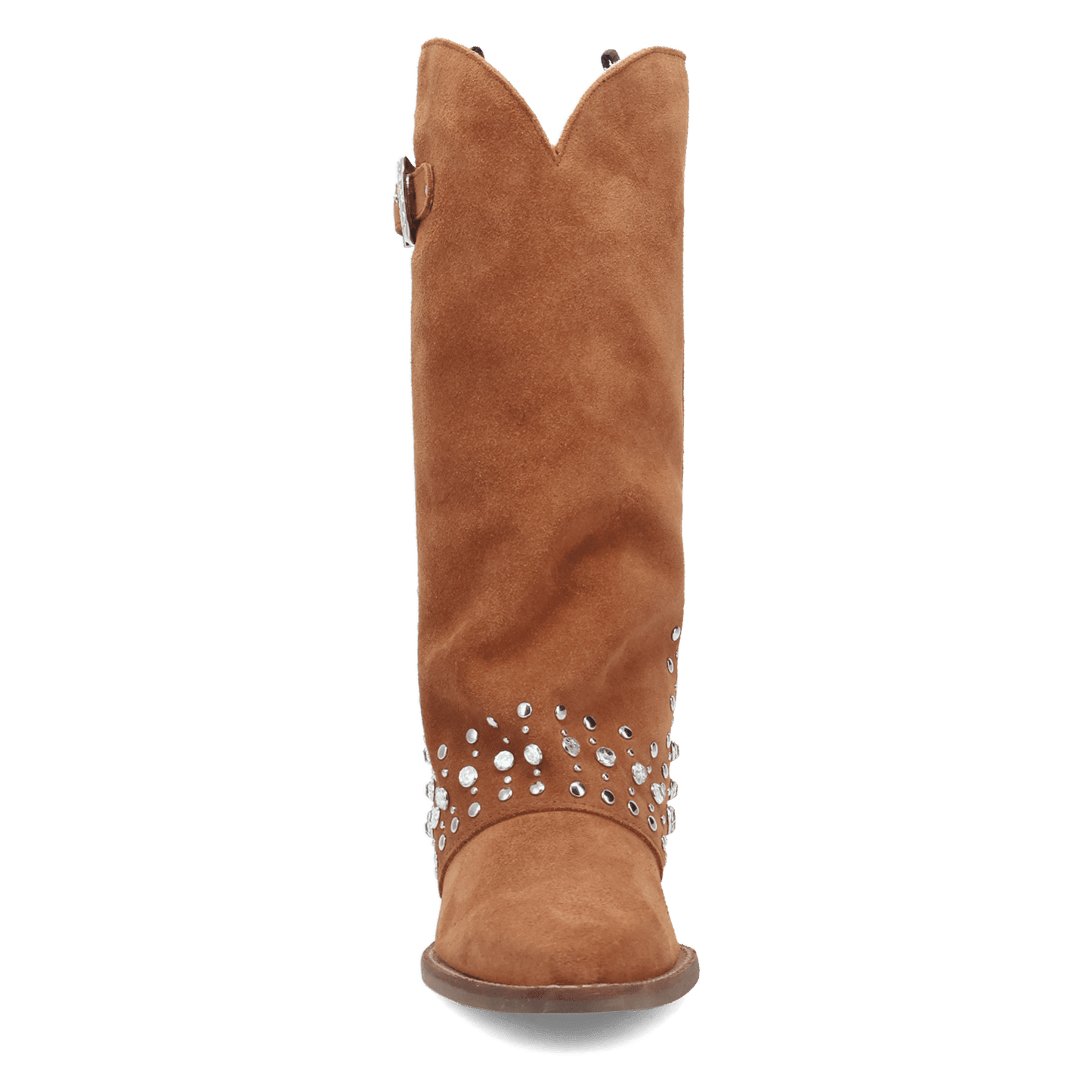Women's Dingo Howdy Honey Suede Leather Boot - Brown - DI2337-BN