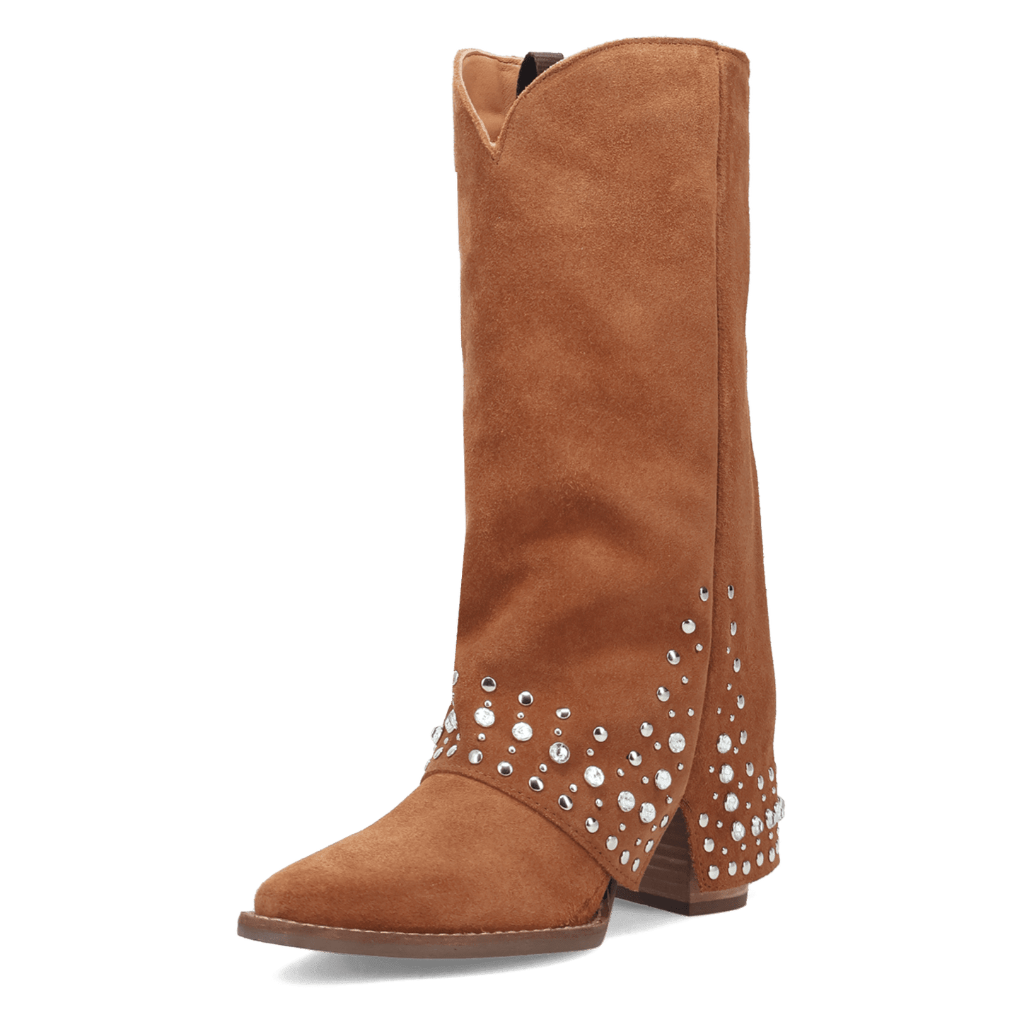 Women's Dingo Howdy Honey Suede Leather Boot - Brown - DI2337-BN