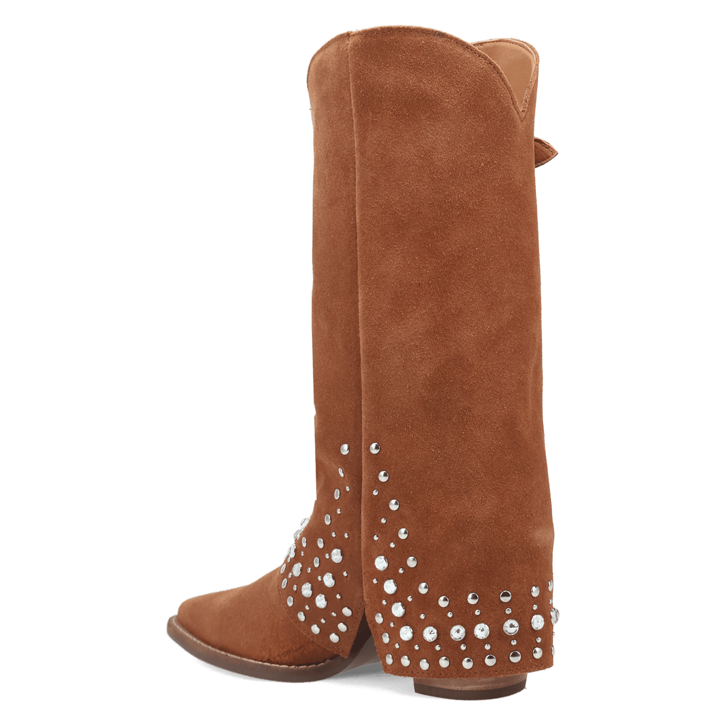 Women's Dingo Howdy Honey Suede Leather Boot - Brown - DI2337-BN