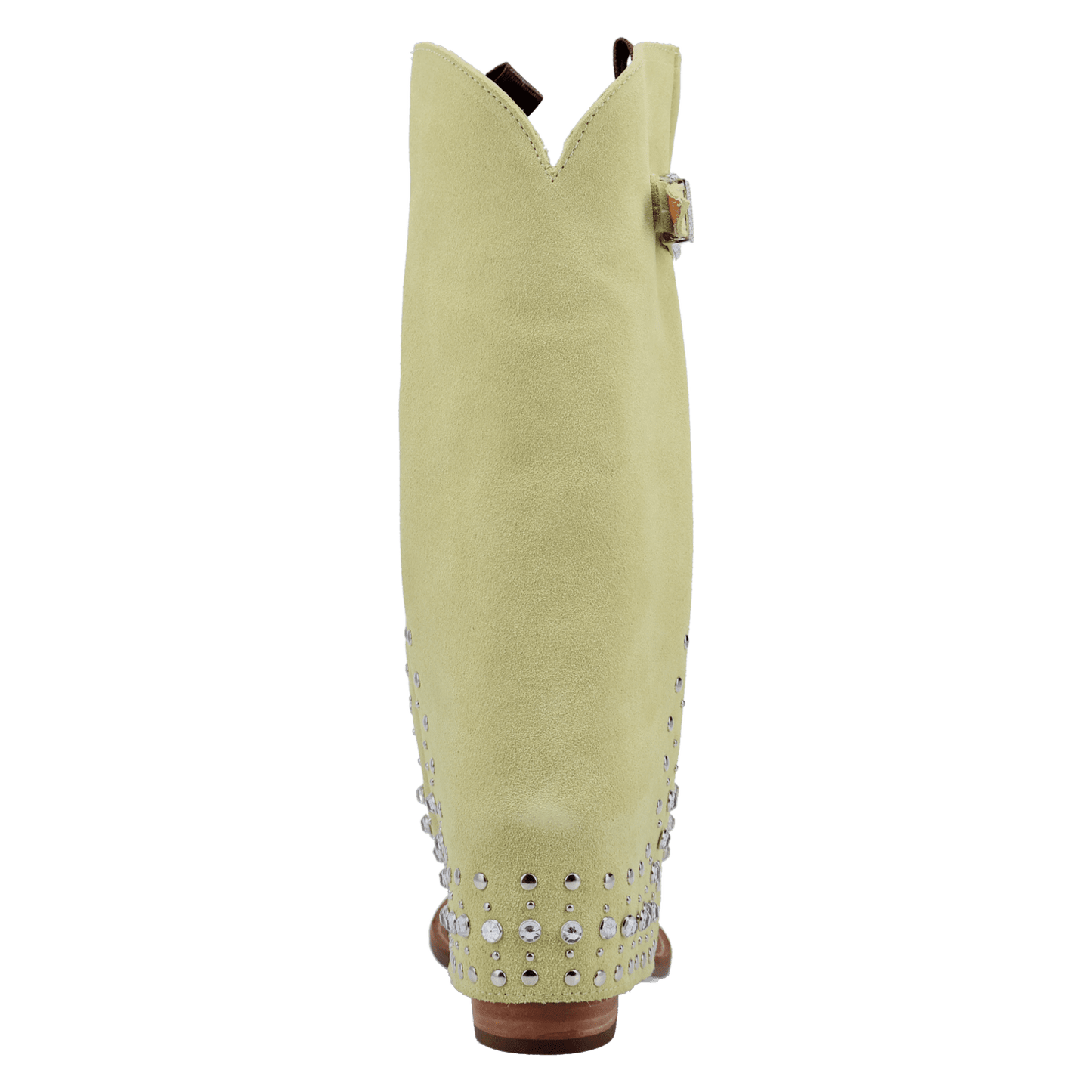 Women's Dingo Howdy Honey Suede Leather Boot - Lime - DI2337-GN7