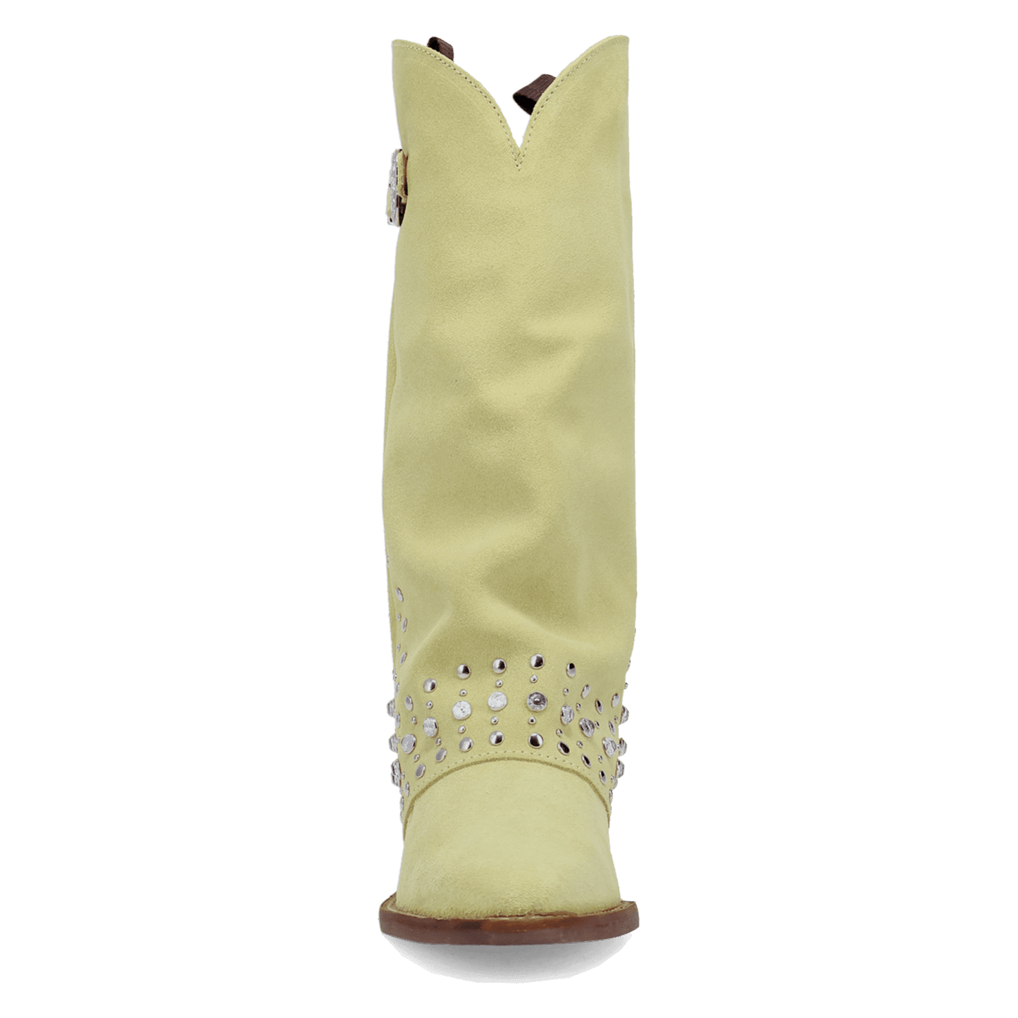 Women's Dingo Howdy Honey Suede Leather Boot - Lime - DI2337-GN7