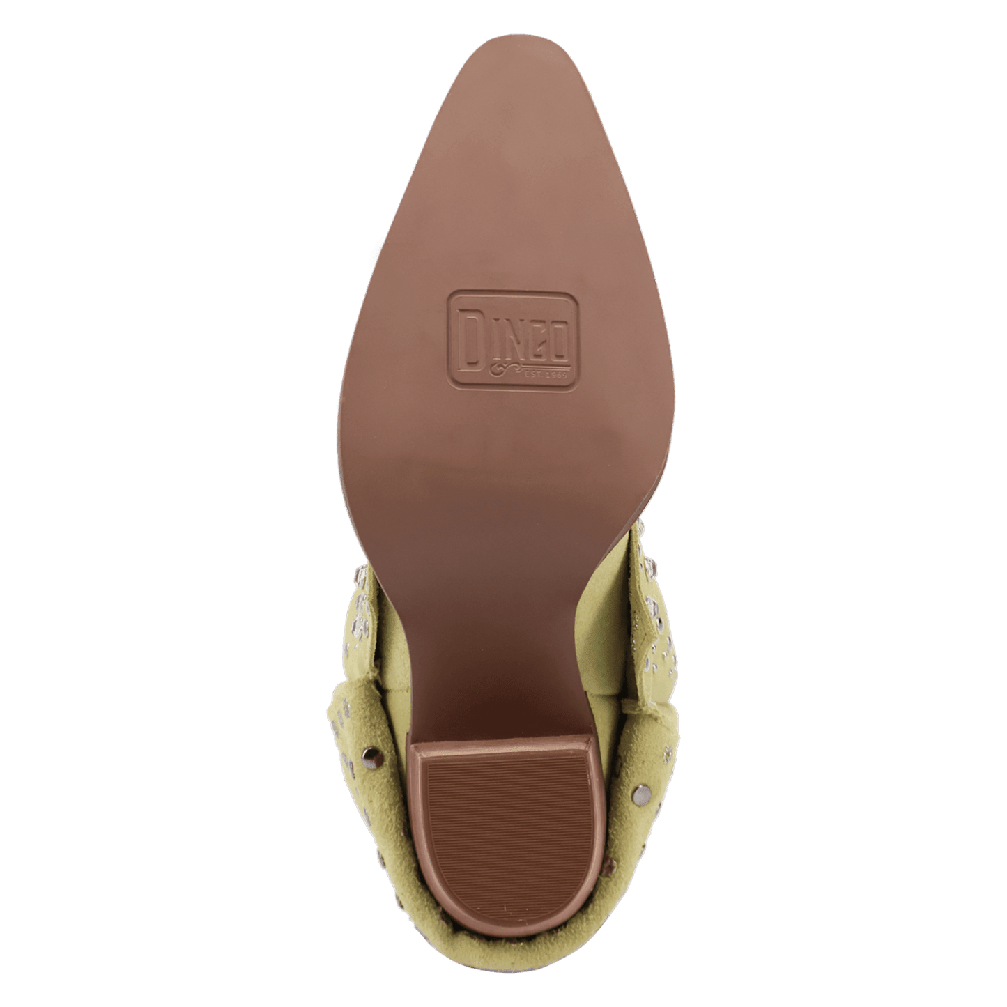 Women's Dingo Howdy Honey Suede Leather Boot - Lime - DI2337-GN7