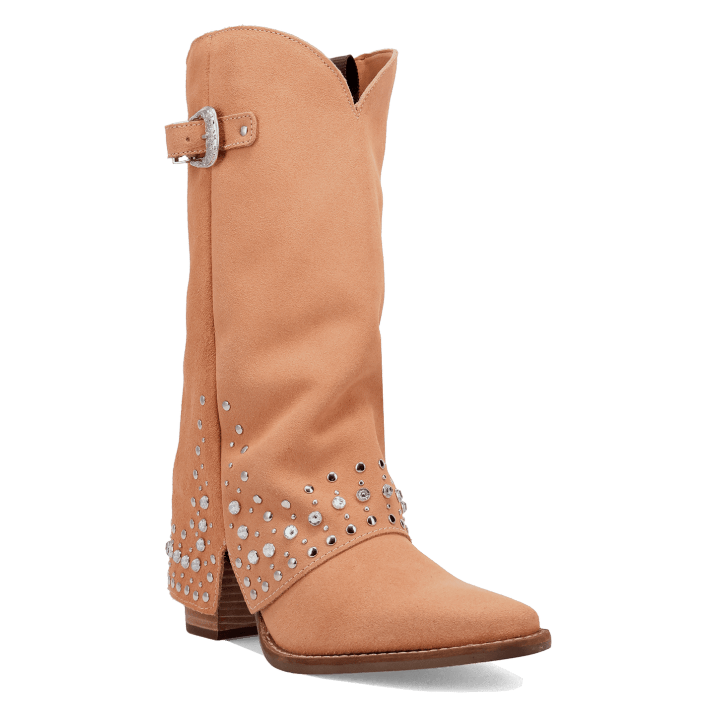 Women's Dingo Howdy Honey Suede Leather Boot - Orange - DI2337-OR