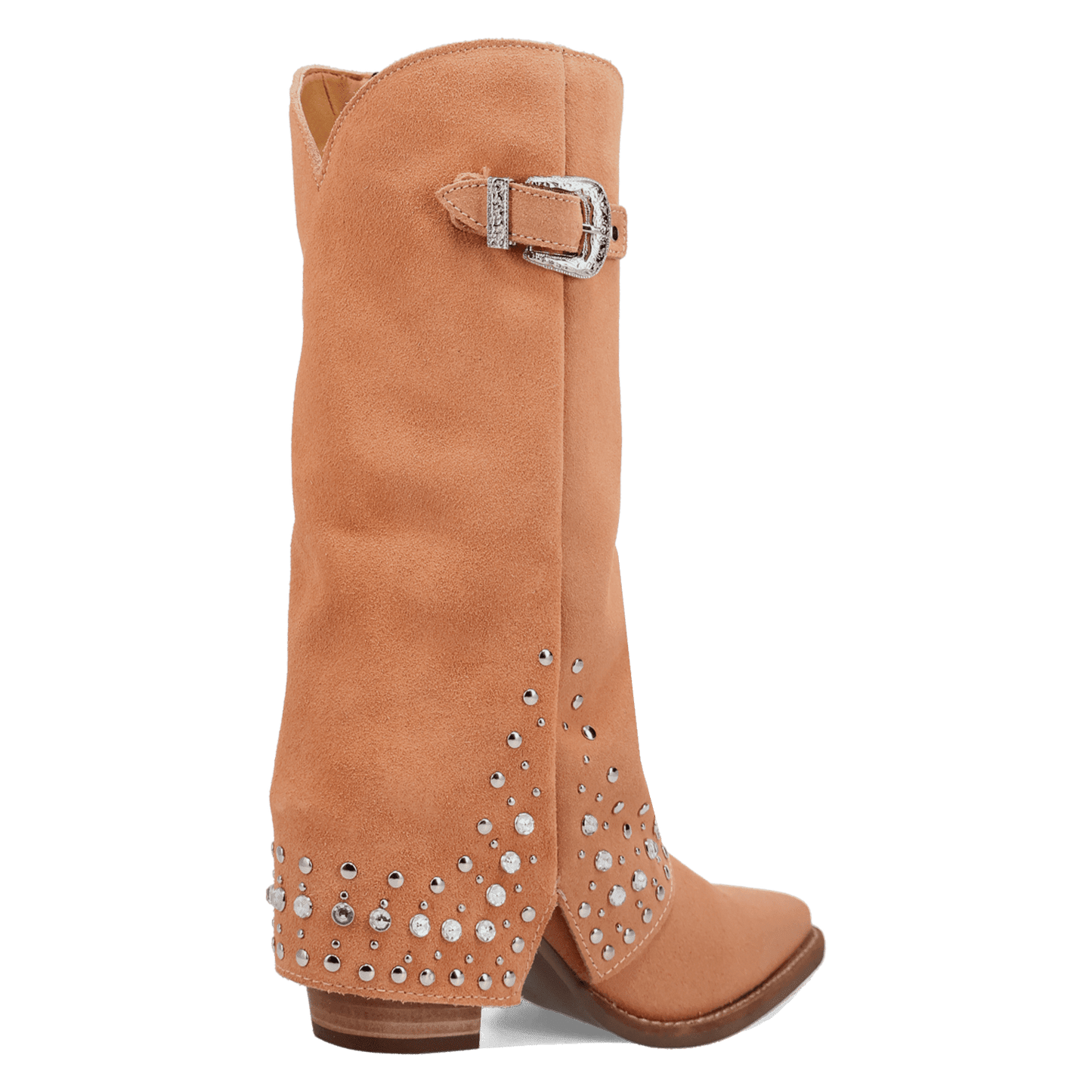 Women's Dingo Howdy Honey Suede Leather Boot - Orange - DI2337-OR