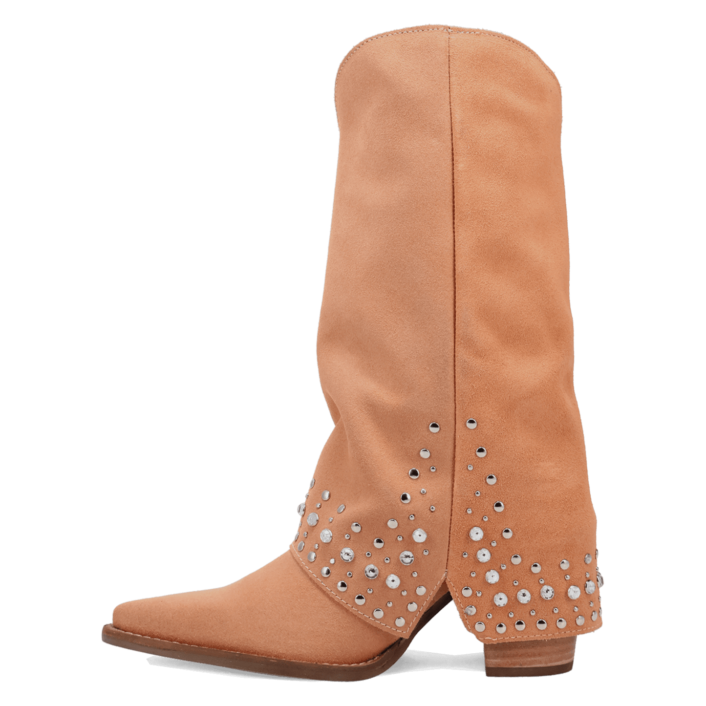 Women's Dingo Howdy Honey Suede Leather Boot - Orange - DI2337-OR