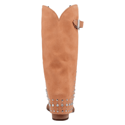 Women's Dingo Howdy Honey Suede Leather Boot - Orange - DI2337-OR