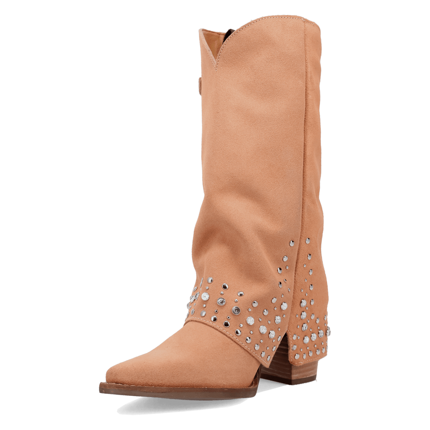 Women's Dingo Howdy Honey Suede Leather Boot - Orange - DI2337-OR