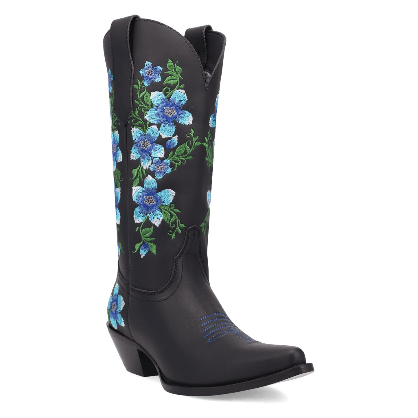 Women's Dingo Posie Leather Boot - Black - DI2344-BK