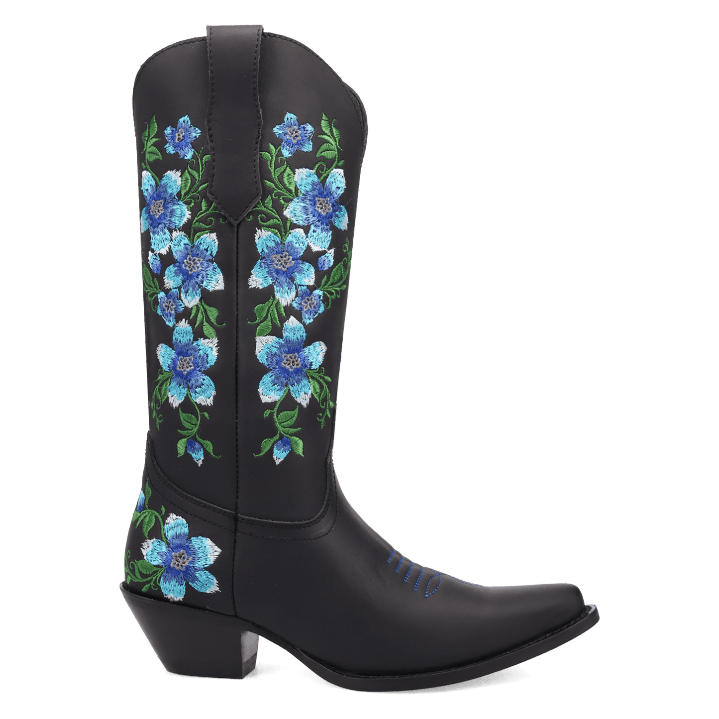 Women's Dingo Posie Leather Boot - Black - DI2344-BK