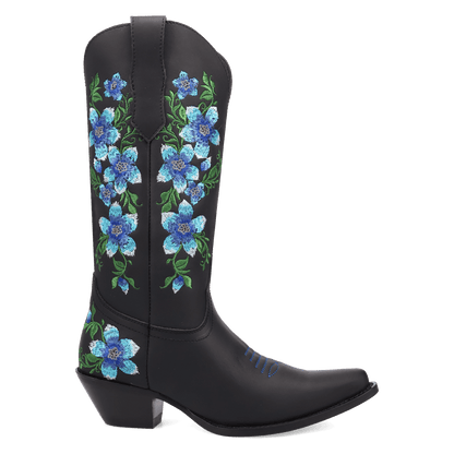 Women's Dingo Posie Leather Boot - Black - DI2344-BK
