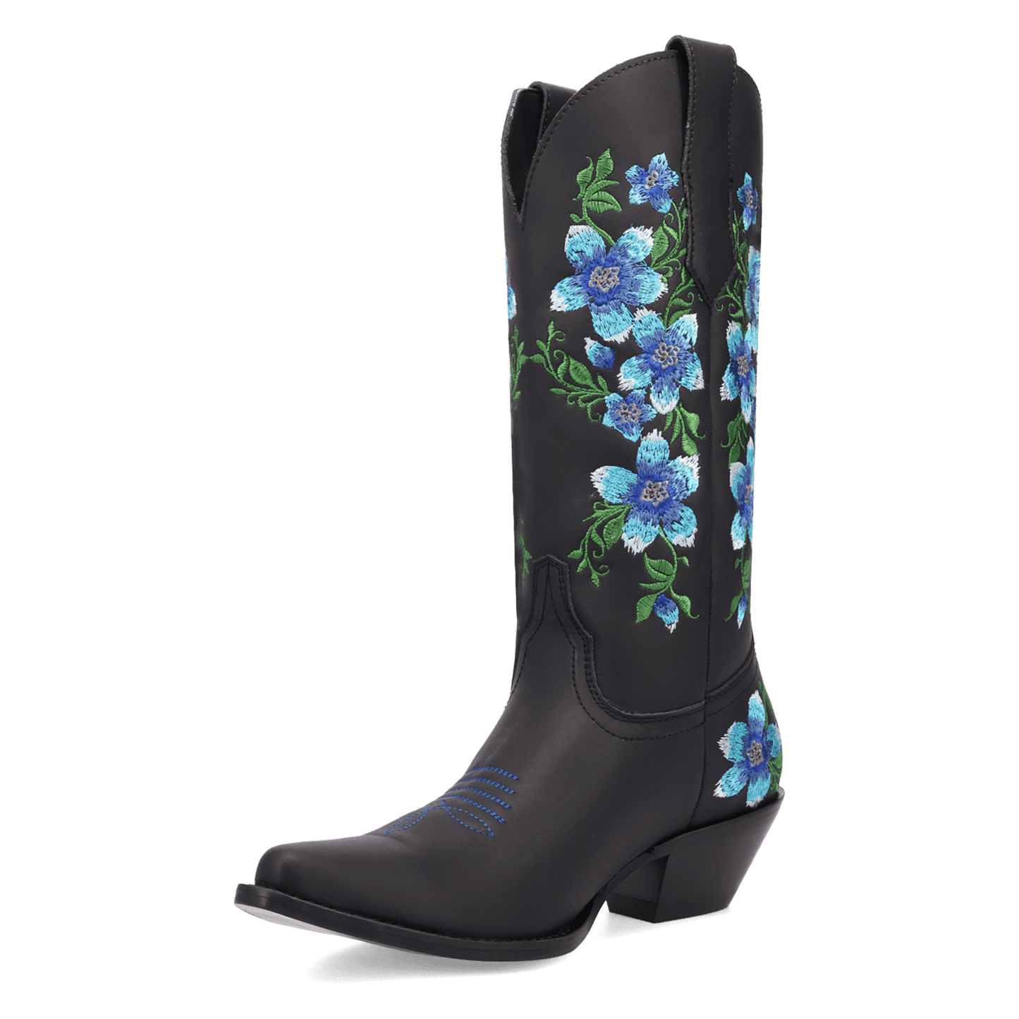Women's Dingo Posie Leather Boot - Black - DI2344-BK