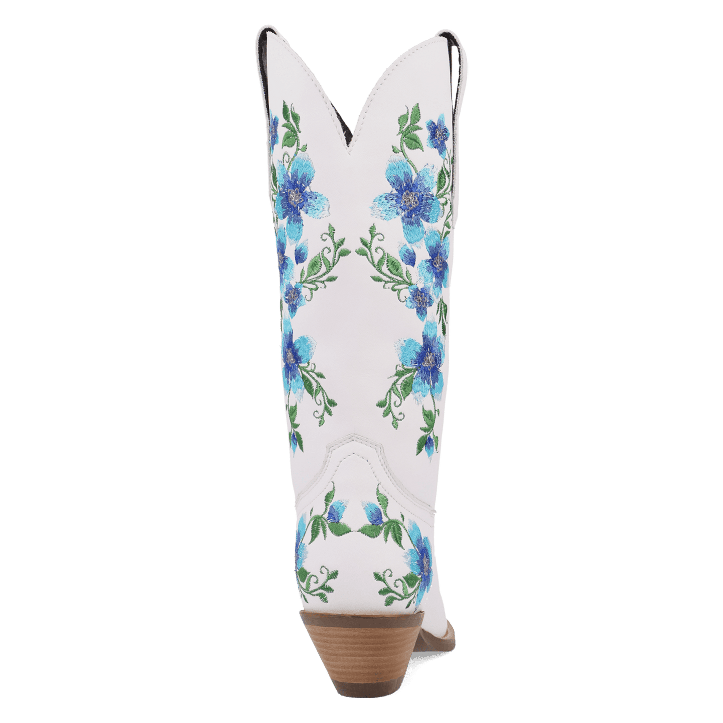 Women's Dingo Posie Leather Boot - White - DI2344-BL