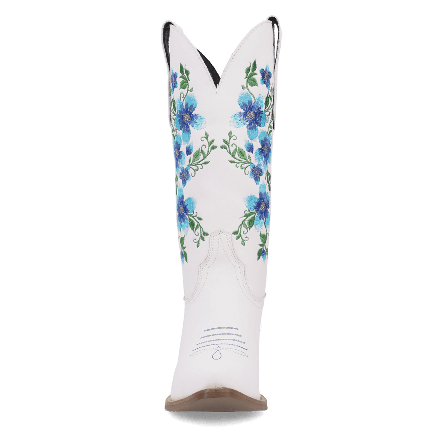 Women's Dingo Posie Leather Boot - White - DI2344-BL