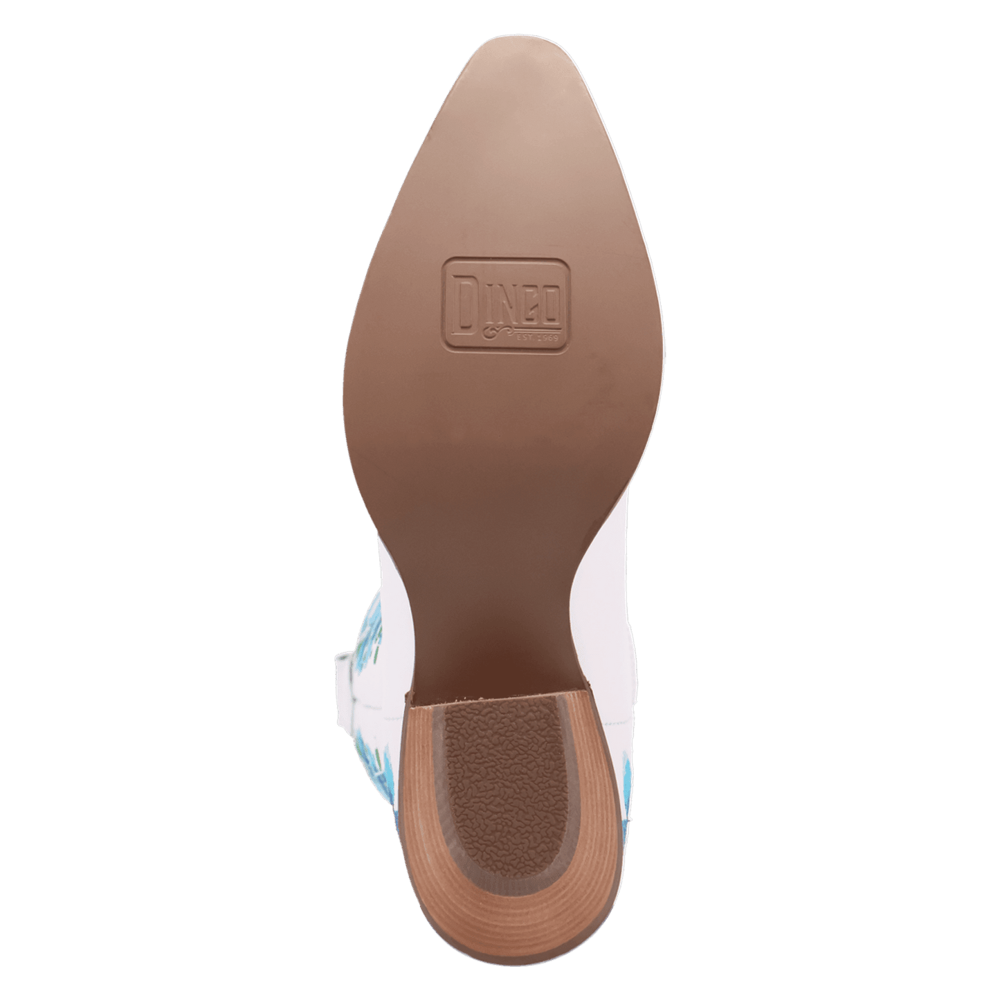 Women's Dingo Posie Leather Boot - White - DI2344-BL