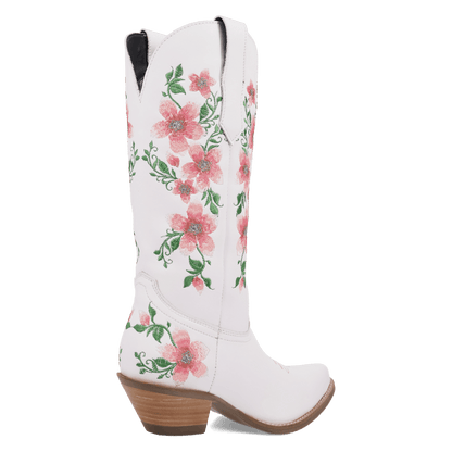 Women's Dingo Posie Leather Boot - White - DI2344-PK