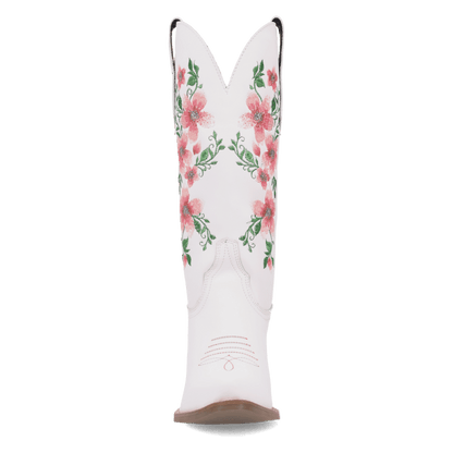 Women's Dingo Posie Leather Boot - White - DI2344-PK