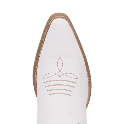 Women's Dingo Posie Leather Boot - White - DI2344-PK