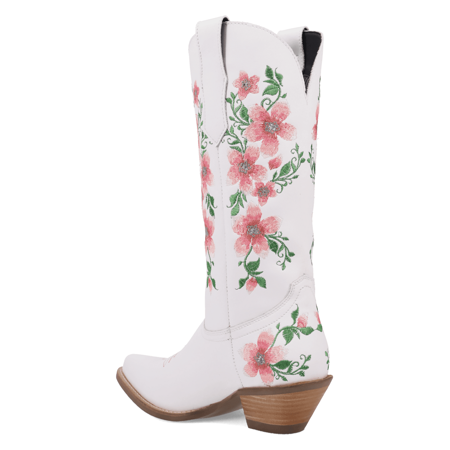 Women's Dingo Posie Leather Boot - White - DI2344-PK