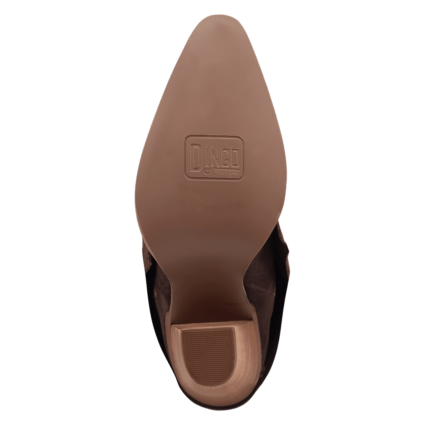 Women's Dingo Buckle Bunny Suede Leather Boot - Brown - DI2345-BN