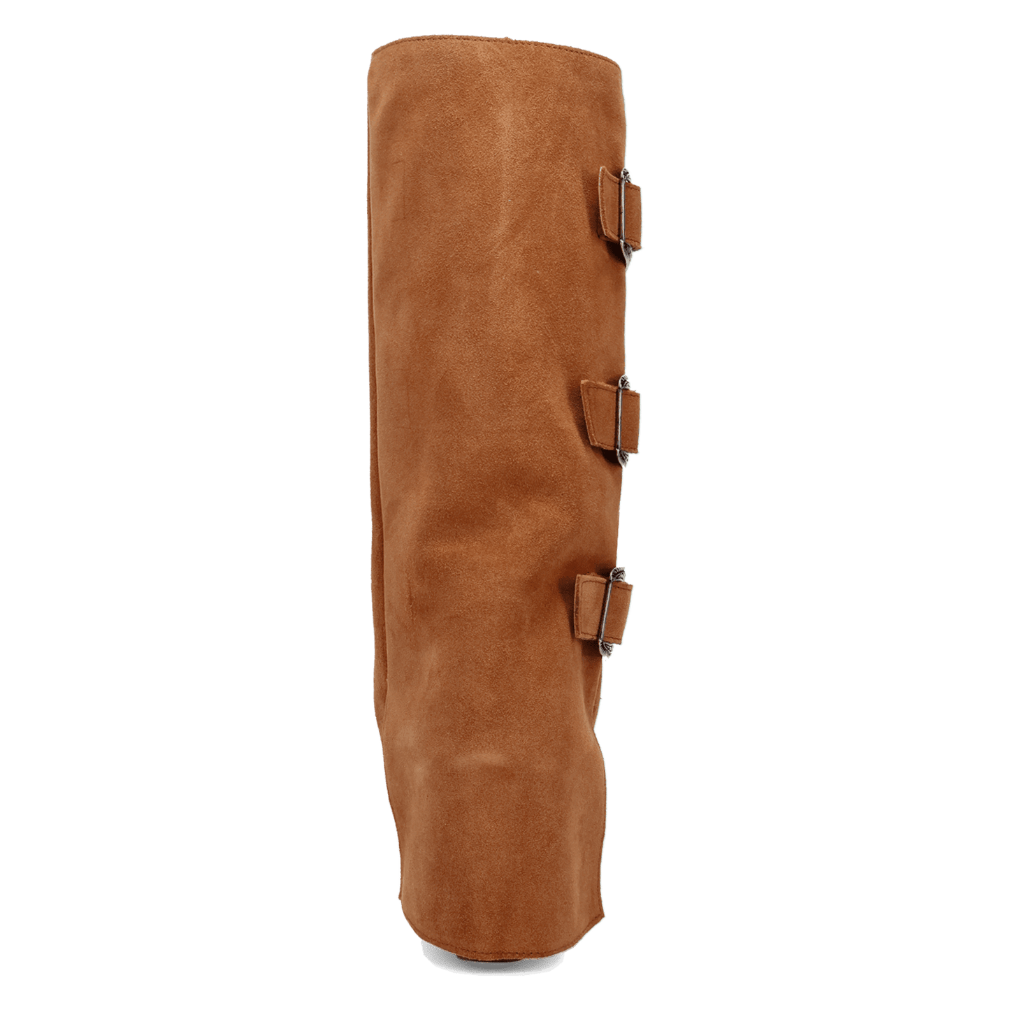 Women's Dingo Buckle Bunny Suede Leather Boot - Camel - DI2345-BG4