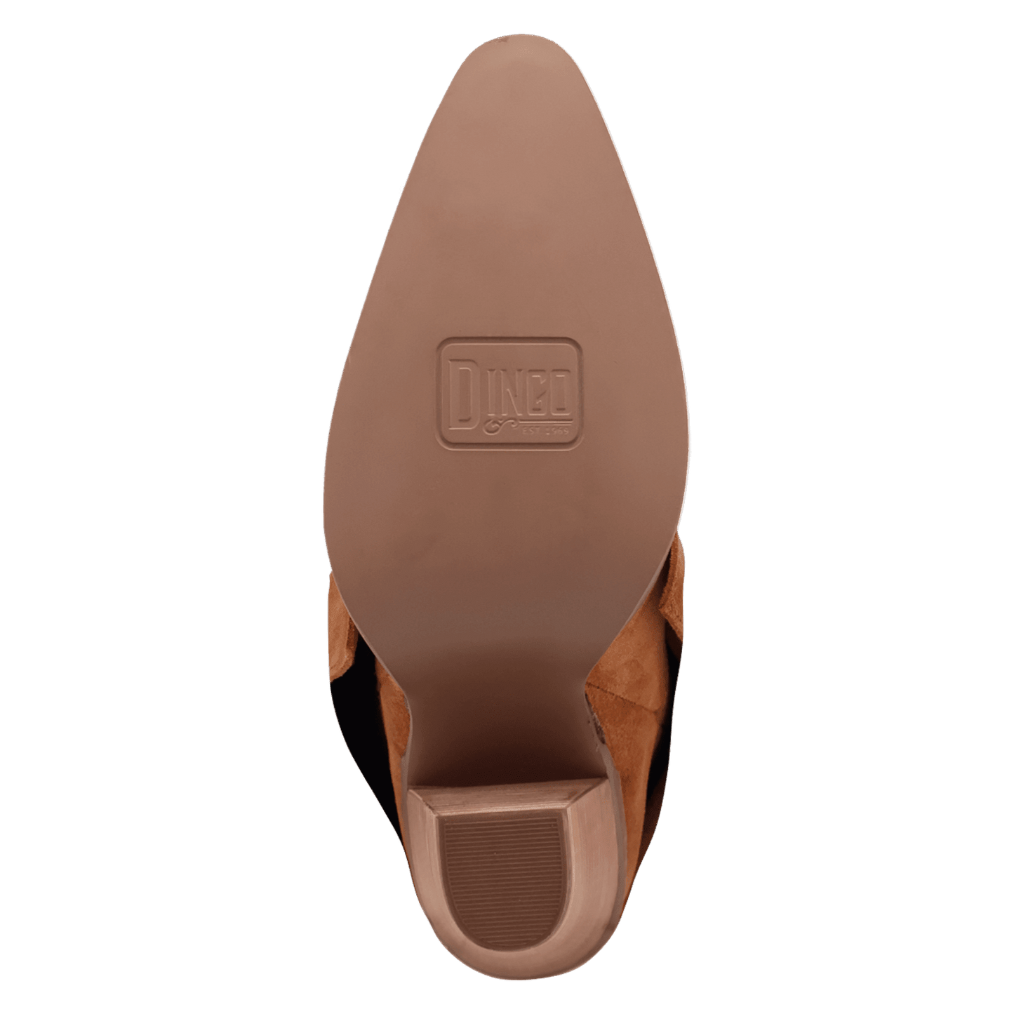 Women's Dingo Buckle Bunny Suede Leather Boot - Camel - DI2345-BG4