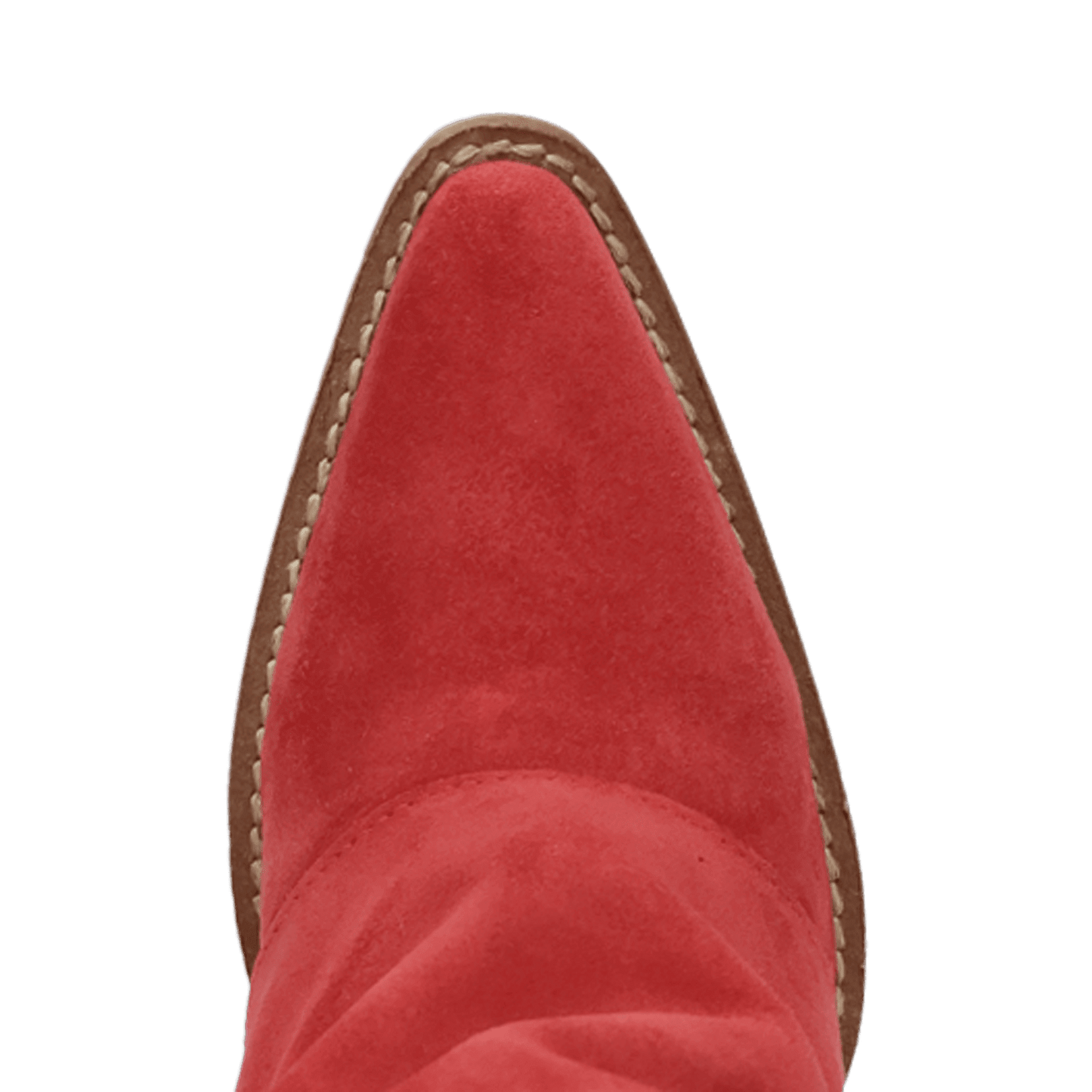 Women's Dingo Buckle Bunny Suede Leather Boot - Red - DI2345-RD