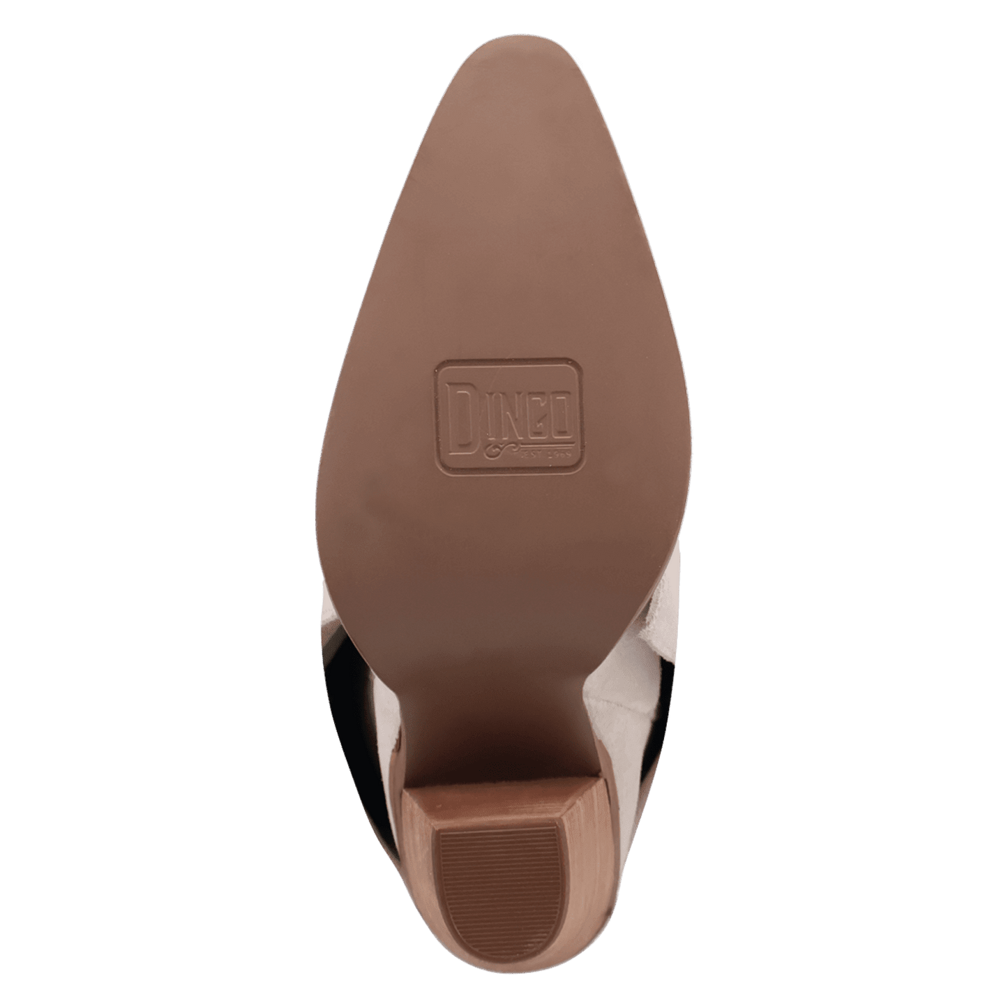 Women's Dingo Buckle Bunny Suede Leather Boot - White - DI2345-WH