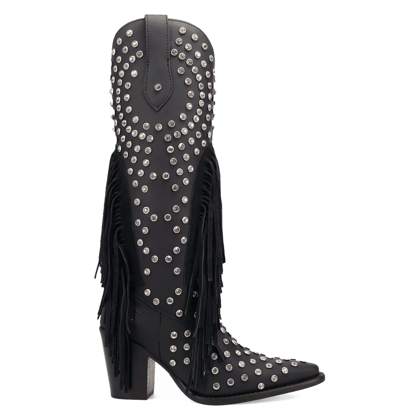 Women's Dingo Show Pony Leather Boot - Black - DI2346-BK