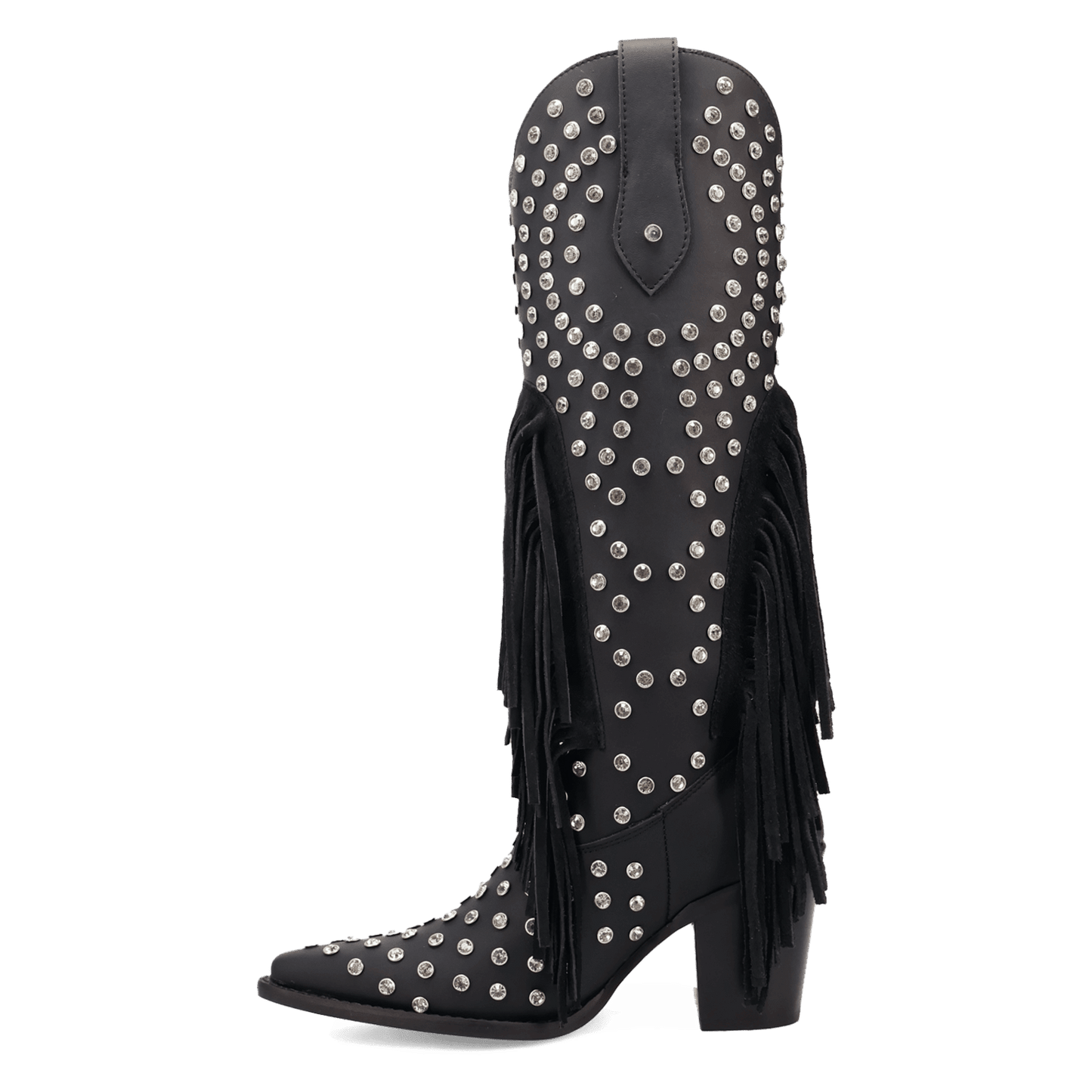 Women's Dingo Show Pony Leather Boot - Black - DI2346-BK