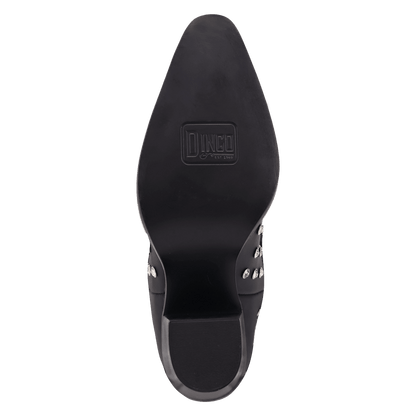 Women's Dingo Show Pony Leather Boot - Black - DI2346-BK