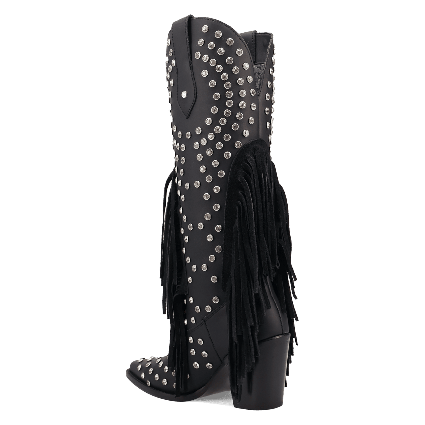 Women's Dingo Show Pony Leather Boot - Black - DI2346-BK