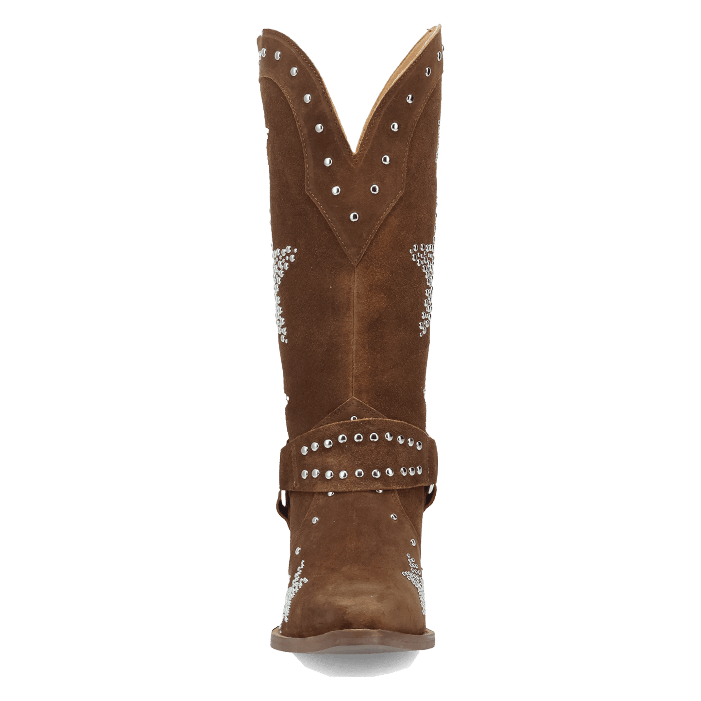 Women's Dingo Lucky Stars Suede Leather Boot - Brown - DI2350-BN